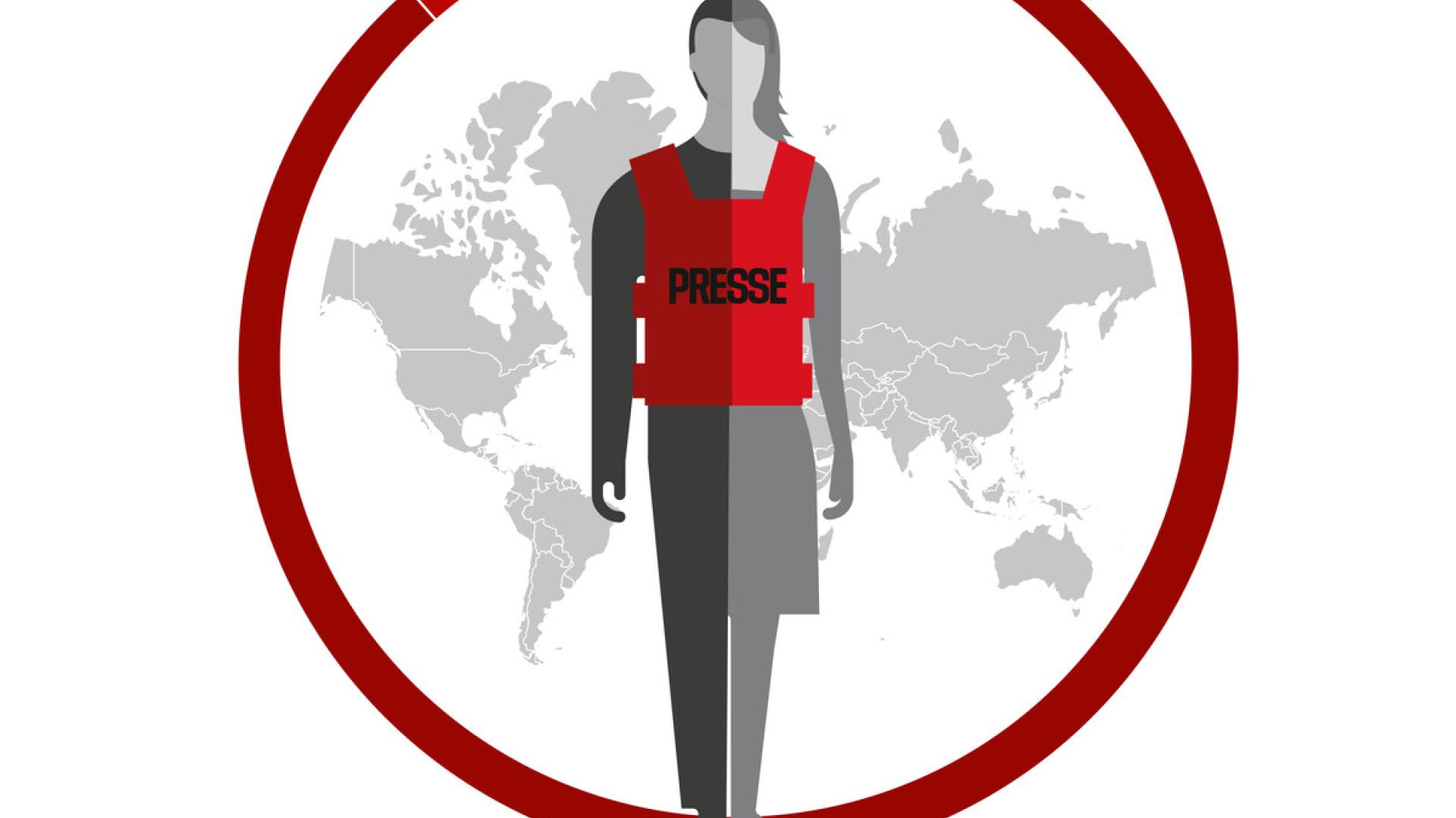 488 Journalistinnen und Journalisten in Haft