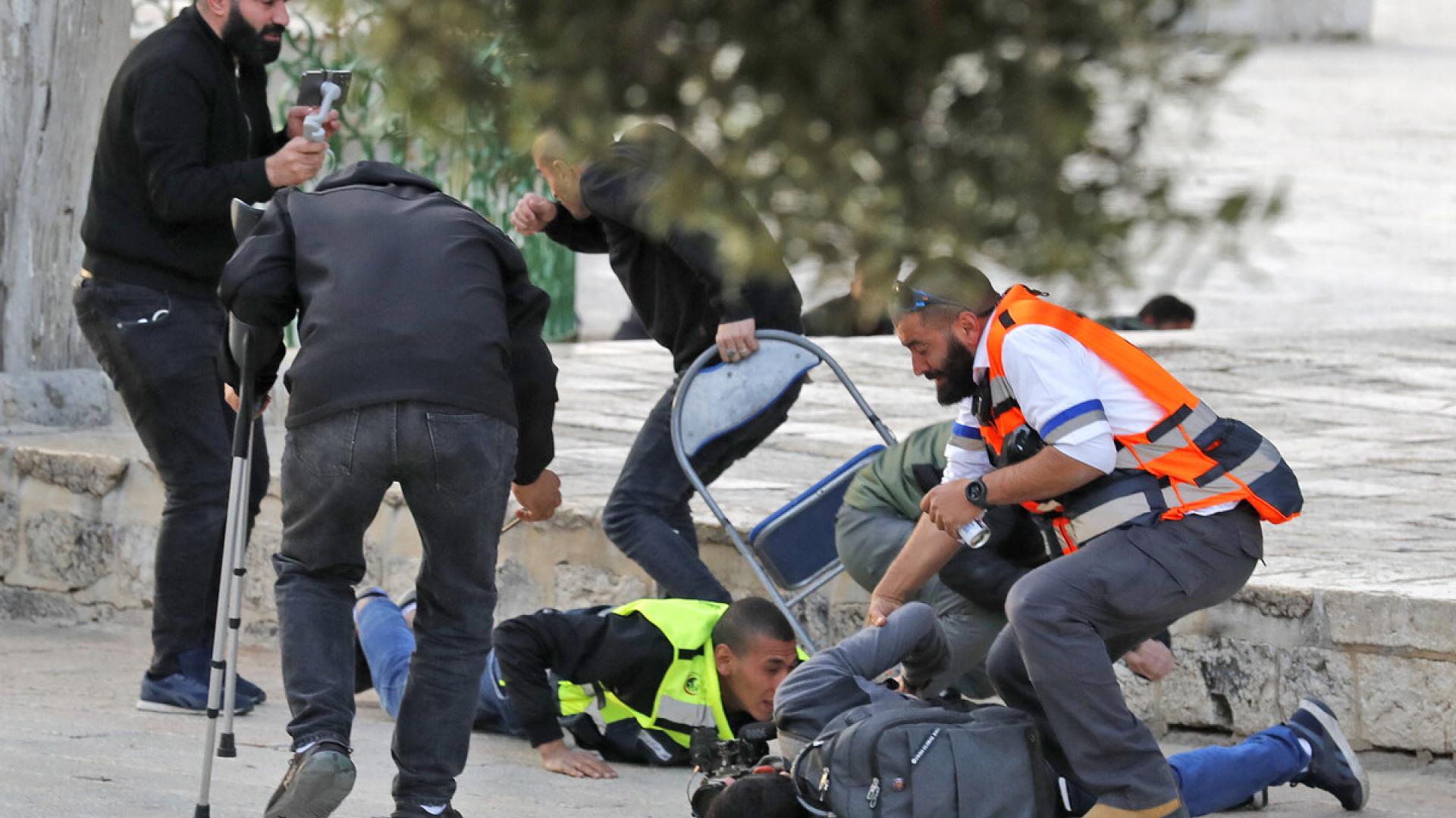 Übergriffe gegen palästinensische Journalisten