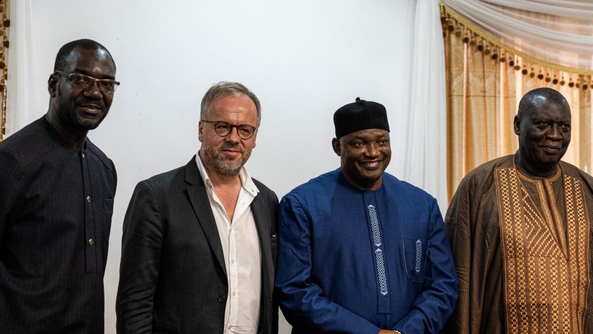 RSF trifft gambischen Präsidenten