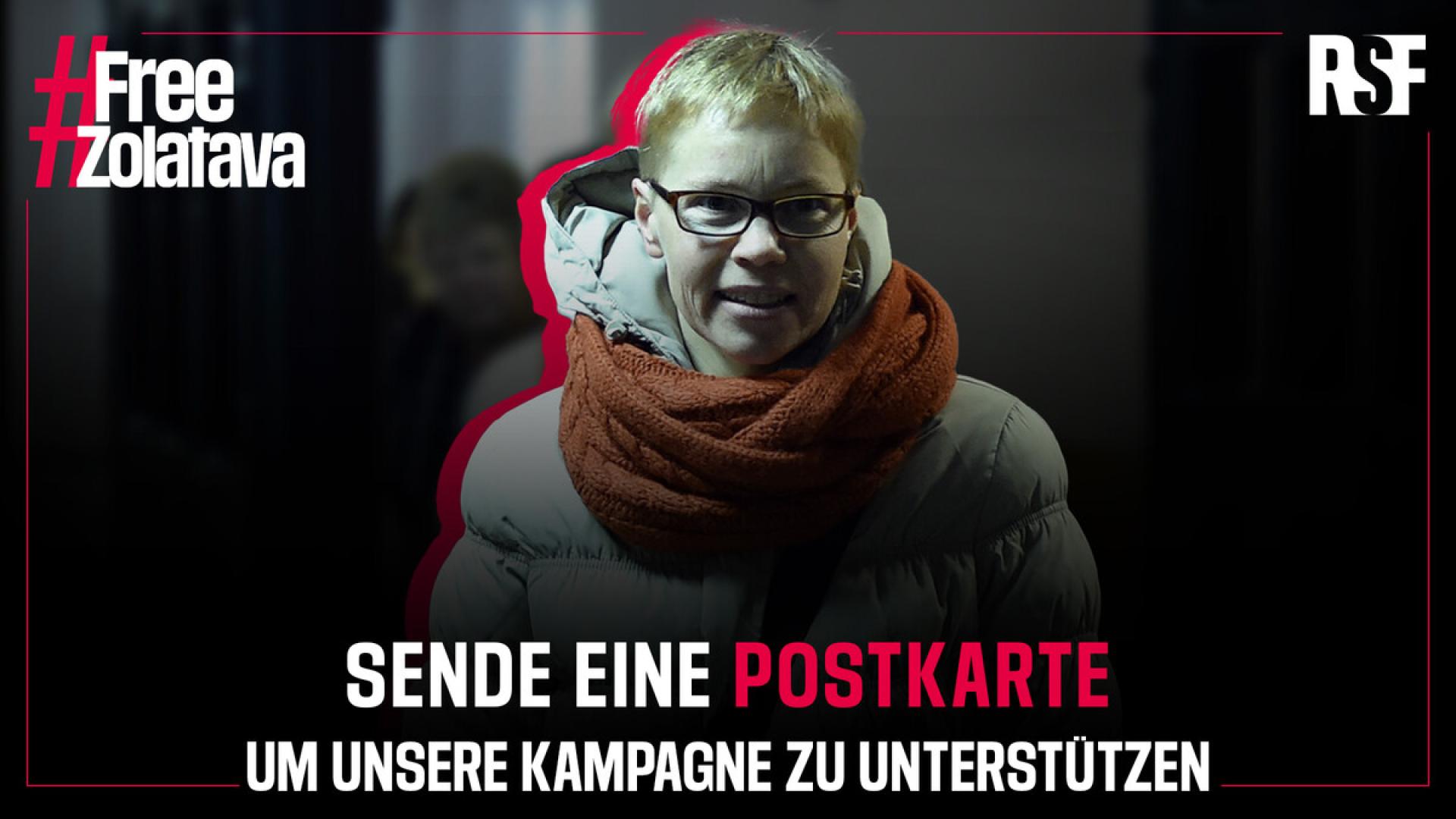 Weltweite Aktion für Maryna Zolatava