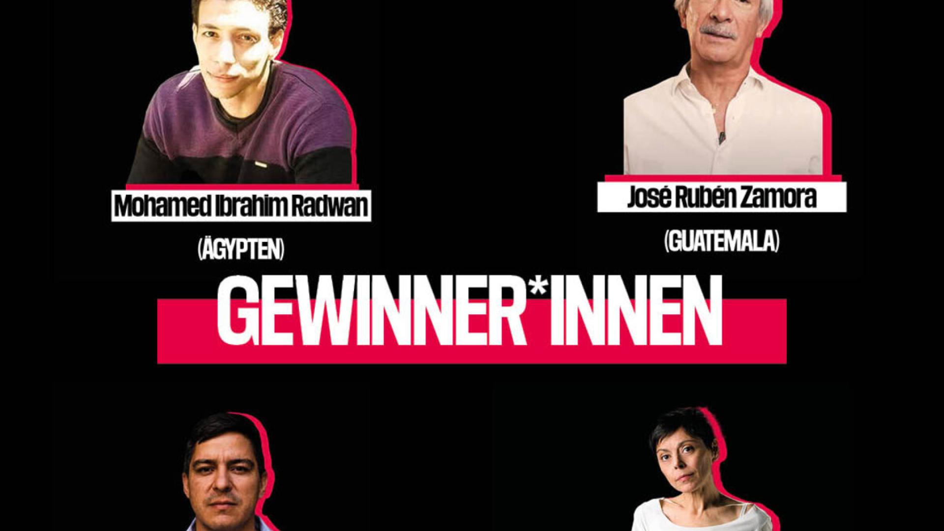 RSF würdigt mutige Journalisten