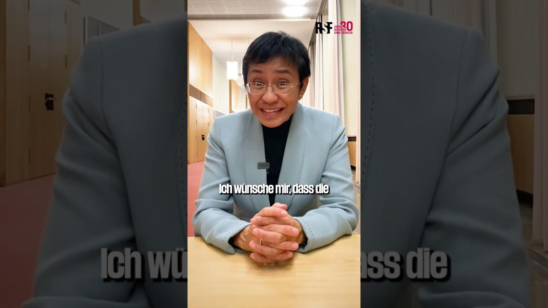 #30JahreRSF: Maria Ressa