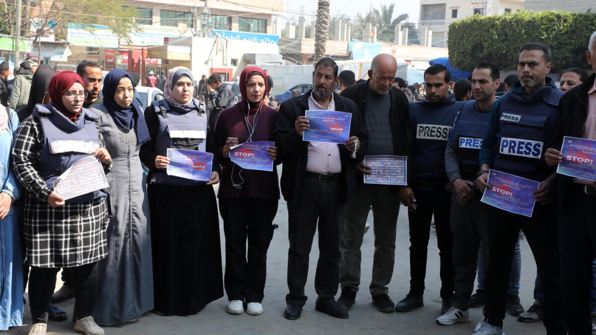 So unterstützt RSF Medien in Gaza