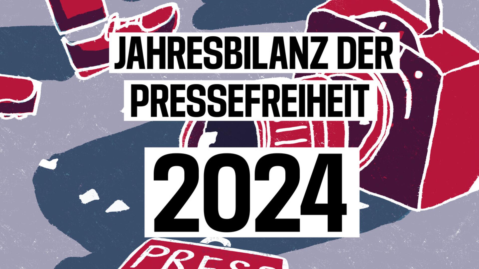 Weltweit 54 Journalisten getötet und 550 in Haft