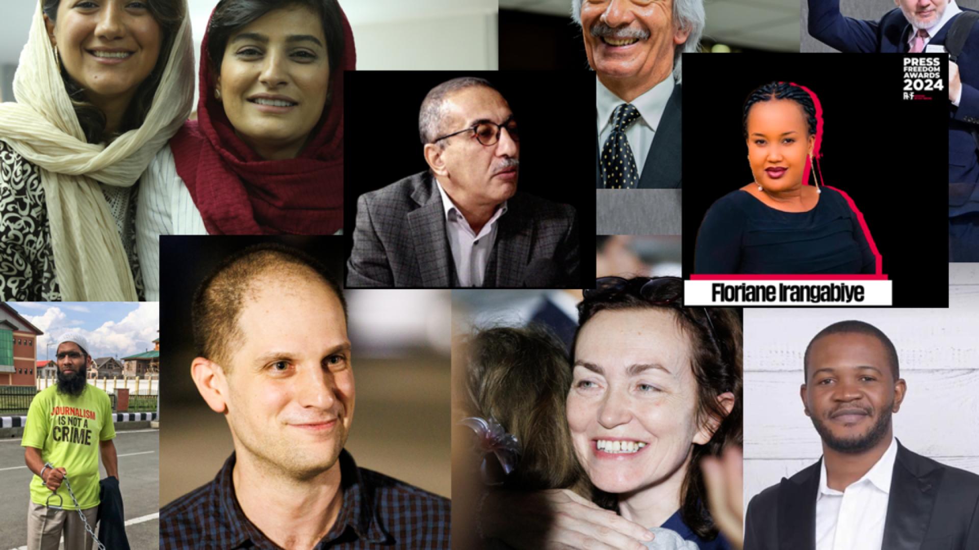 Diese 10 Medienschaffenden kamen 2024 frei