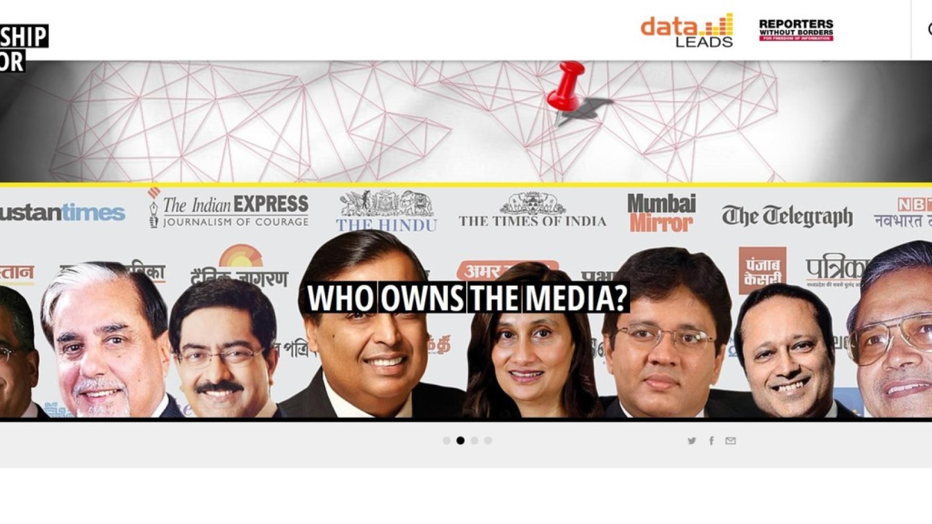 Wem gehören die Medien in Indien?