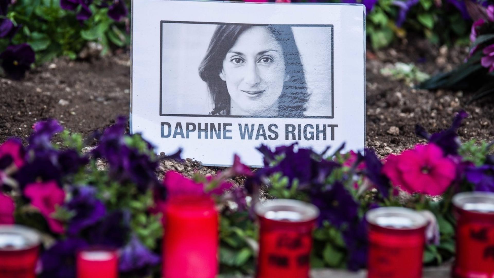 Erinnerung an Daphne Caruana Galizia