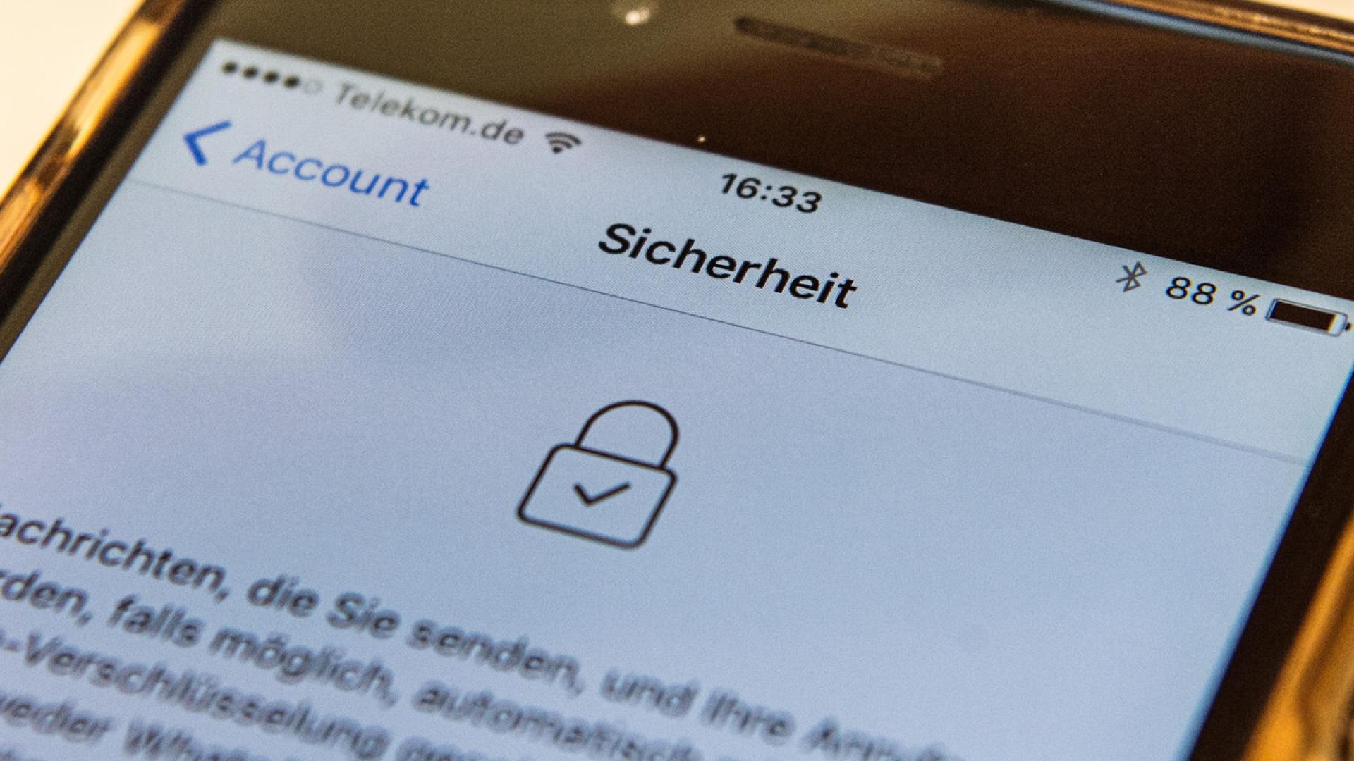 Verschlüsselung nicht in Frage stellen