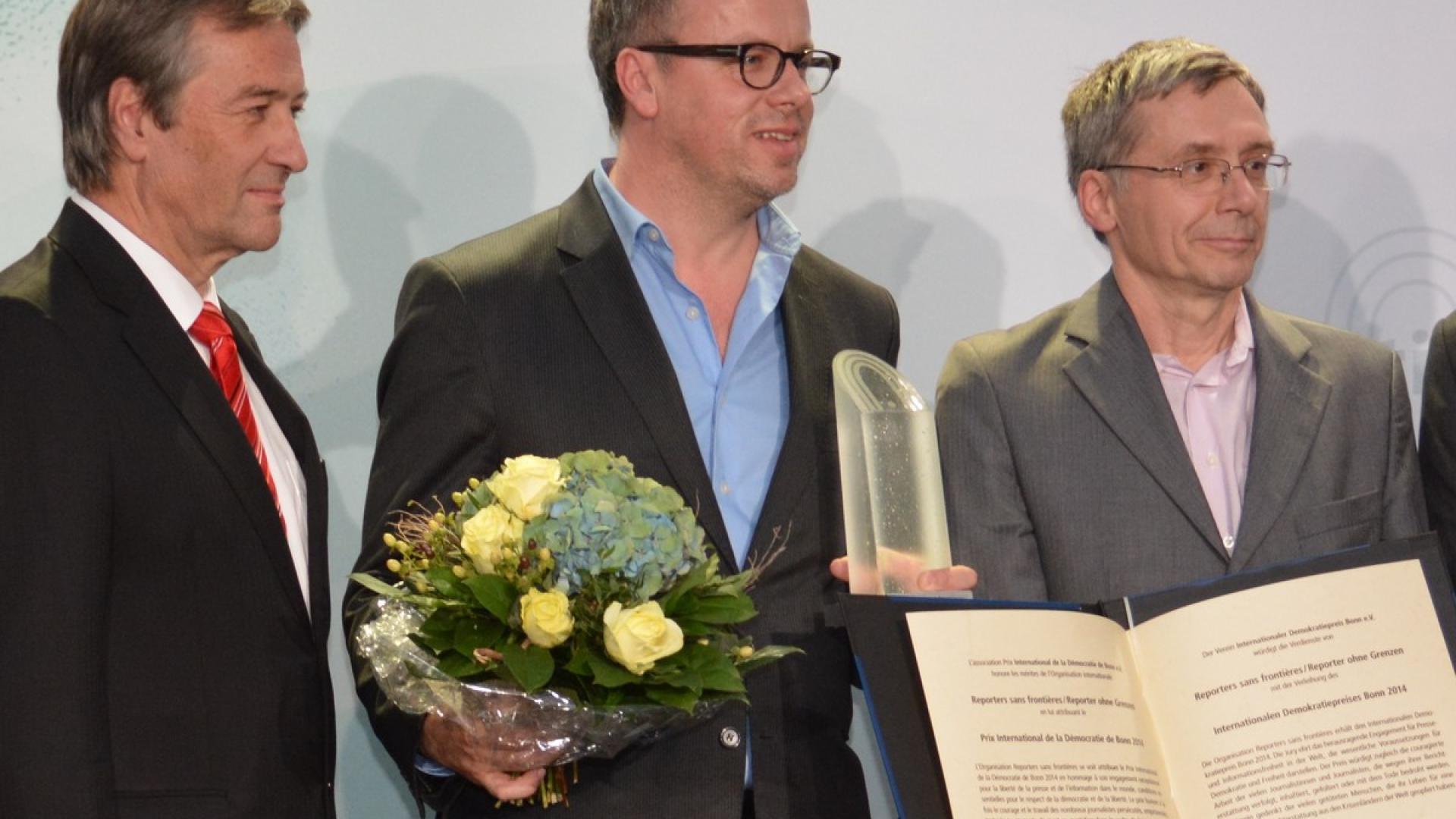 Internationaler Demokratiepreis Bonn für ROG
