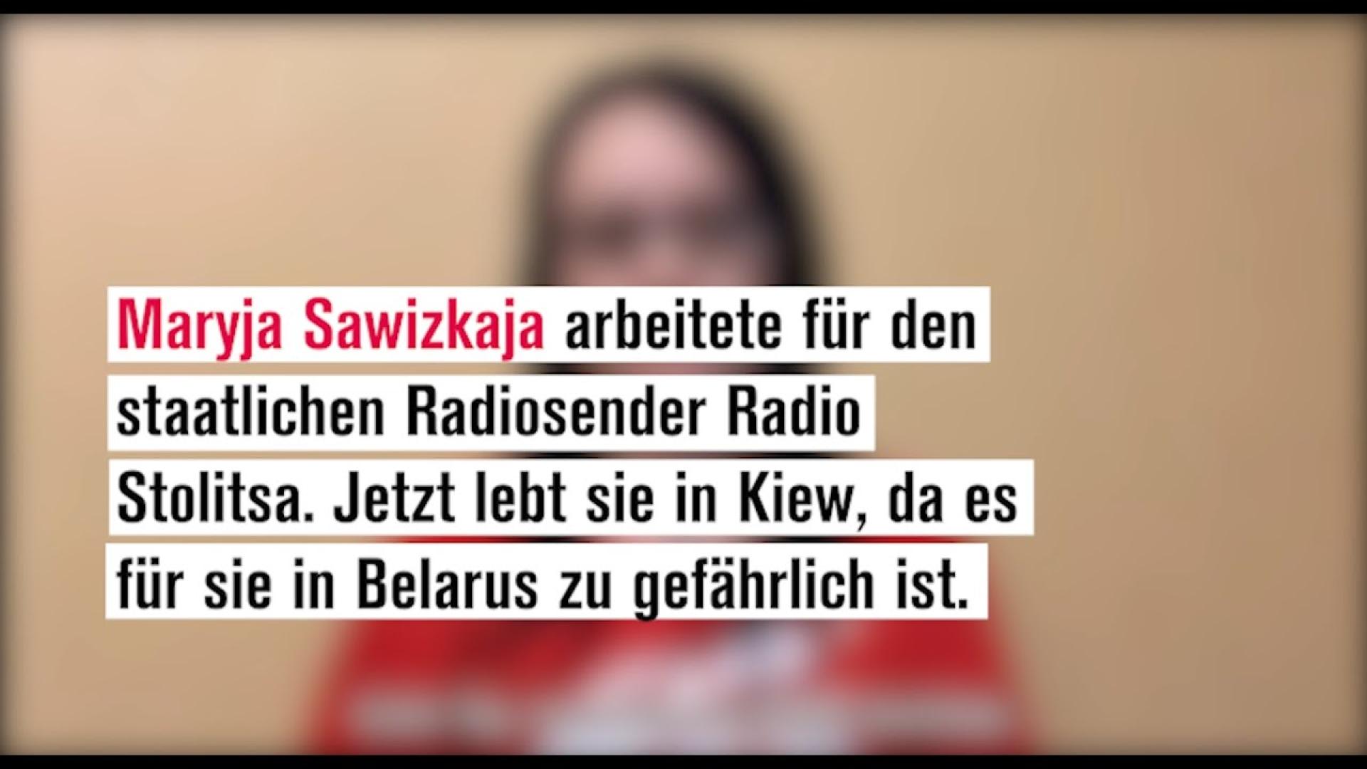 Stimmen aus Belarus II - Maryja Sawizkaja