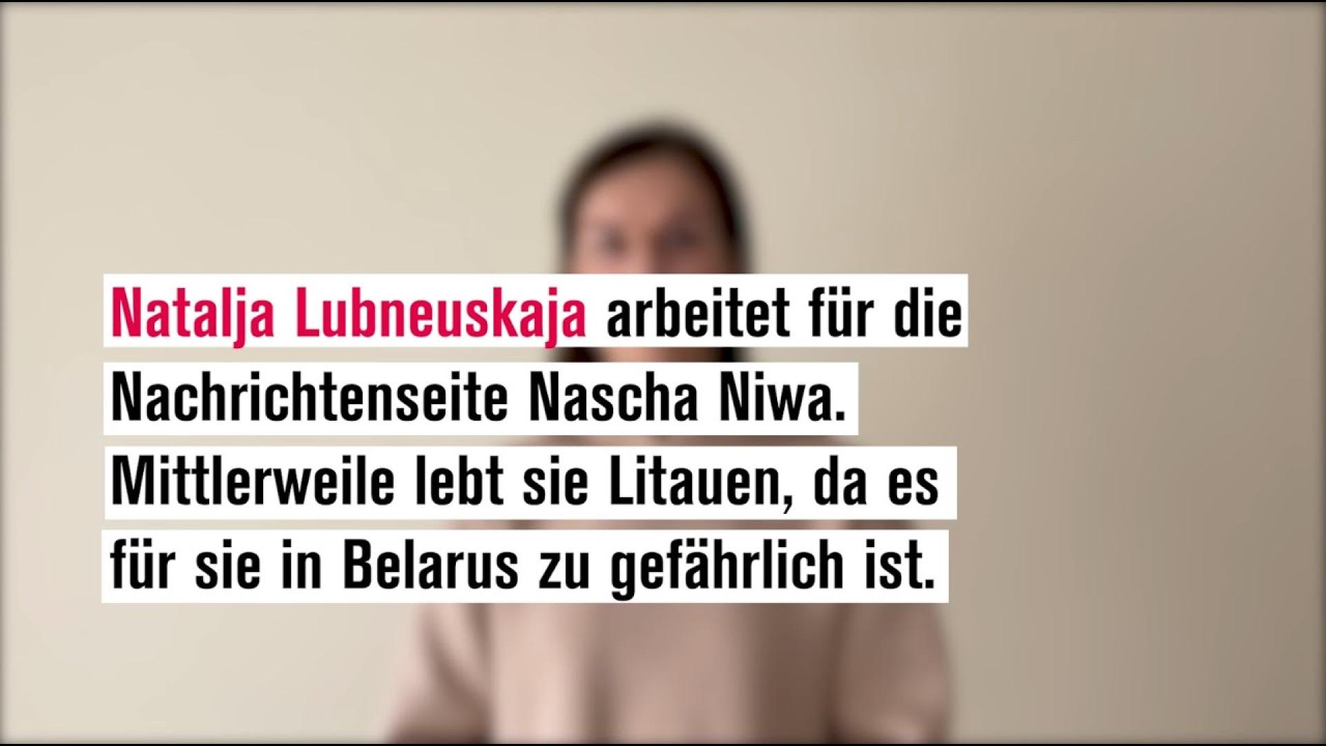 Stimmen aus Belarus II: Natalja Lubneuskaja