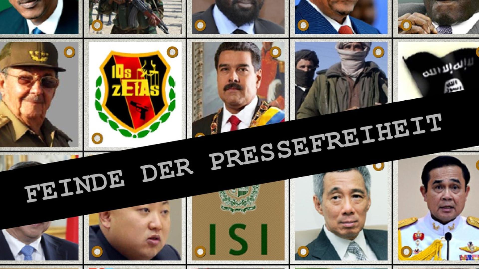 Neue „Feinde der Pressefreiheit“ veröffentlicht