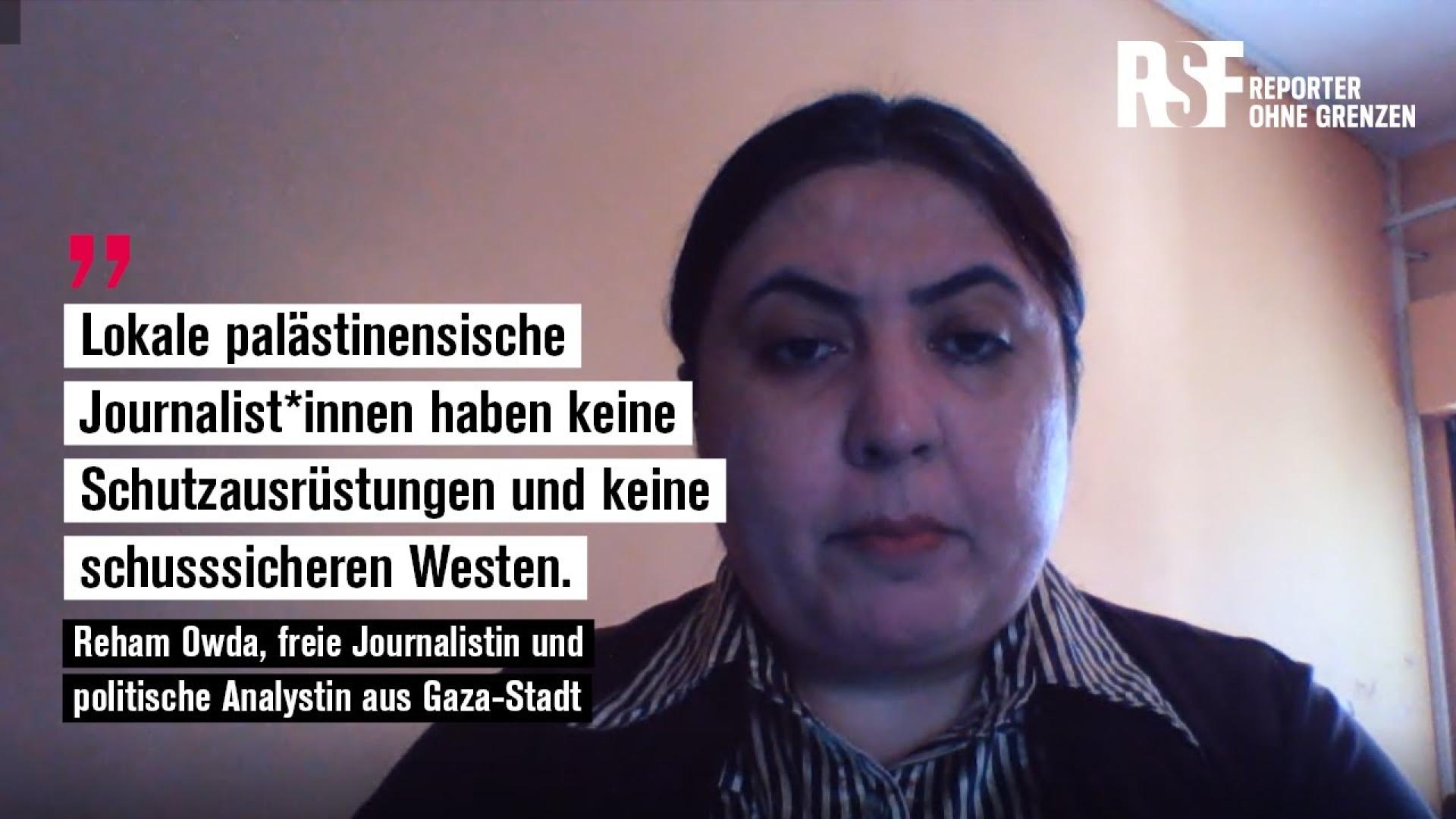 Zur Situation von Journalist*innen in den Palästinensischen Gebieten