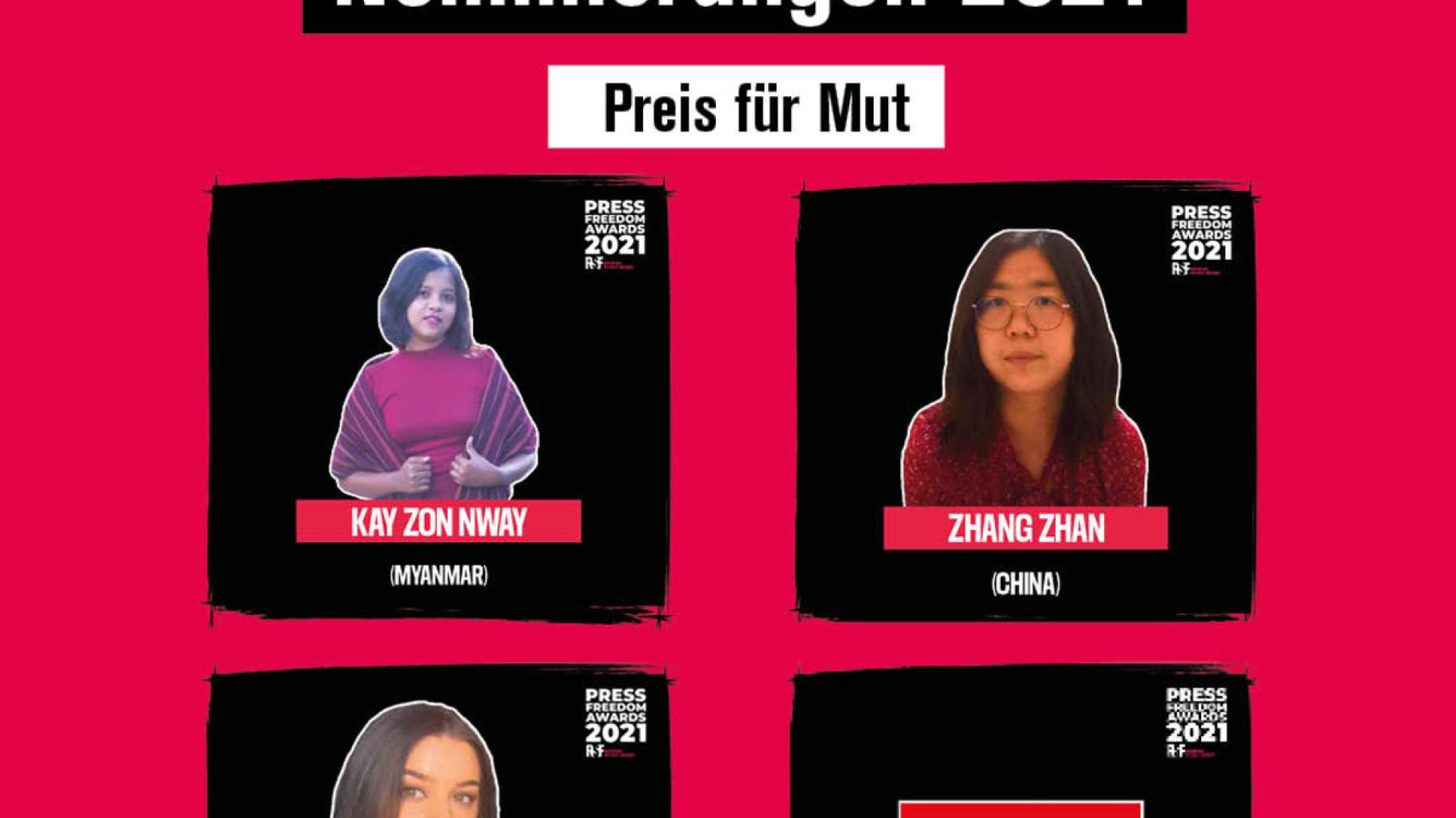 RSF gibt Nominierungen 2021 bekannt