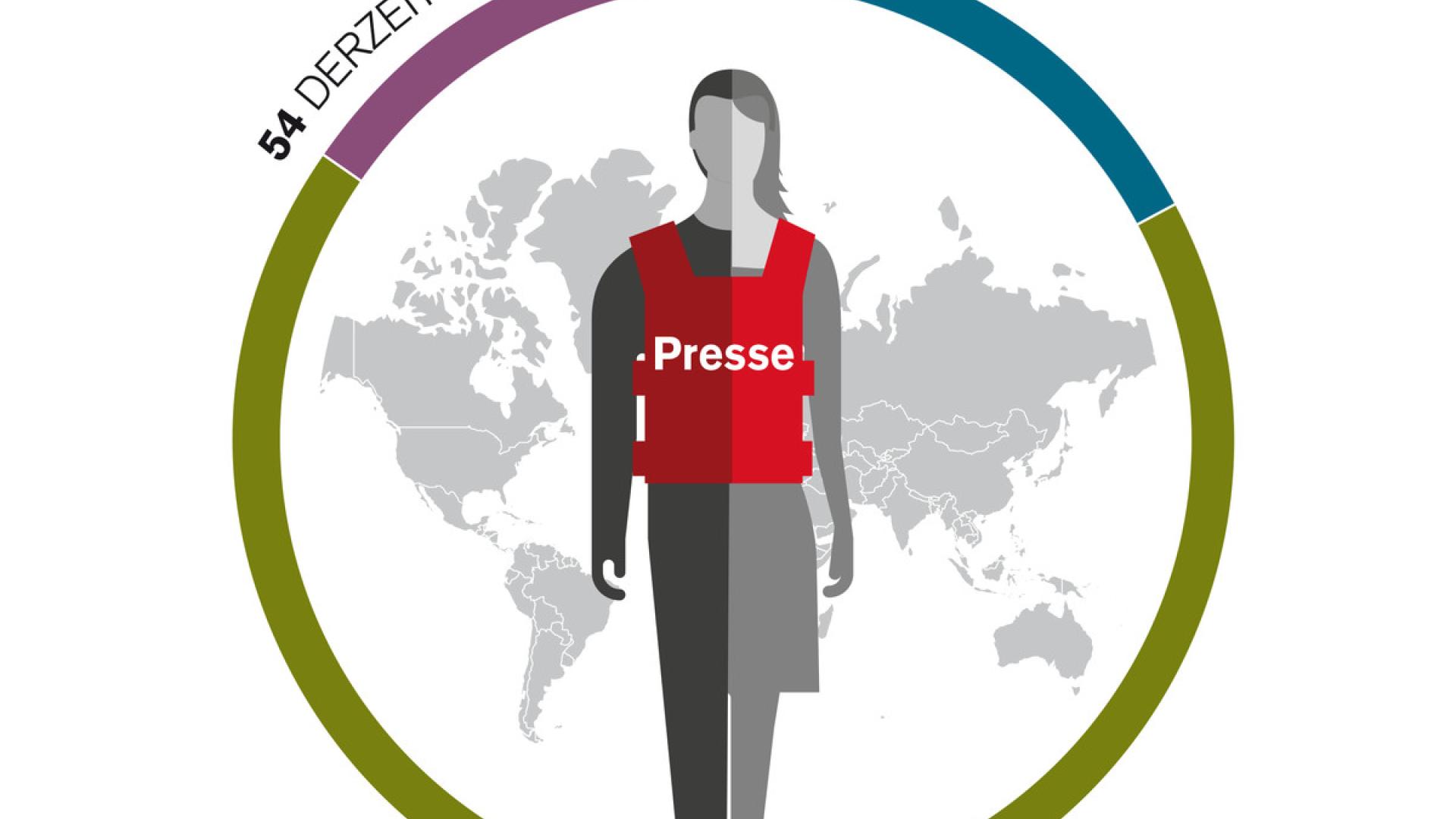 Weltweit 65 Medienschaffende getötet