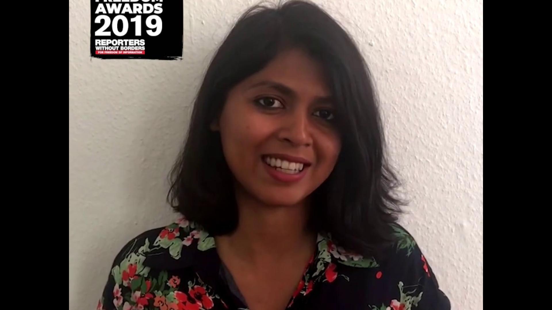 Press Freedom Awards 2019 - Grußworte von Shammi Haque, Sihem Bensedrine und Khadija Ismajilowa