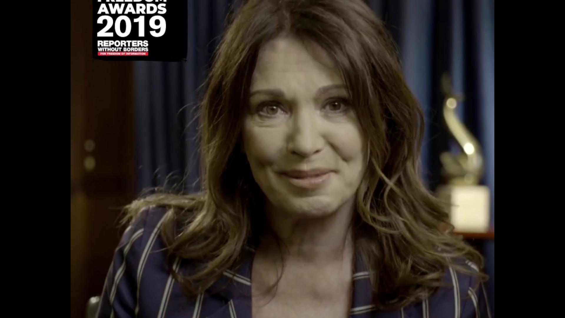 Press Freedom Awards 2019 - Grußwort von Iris Berben