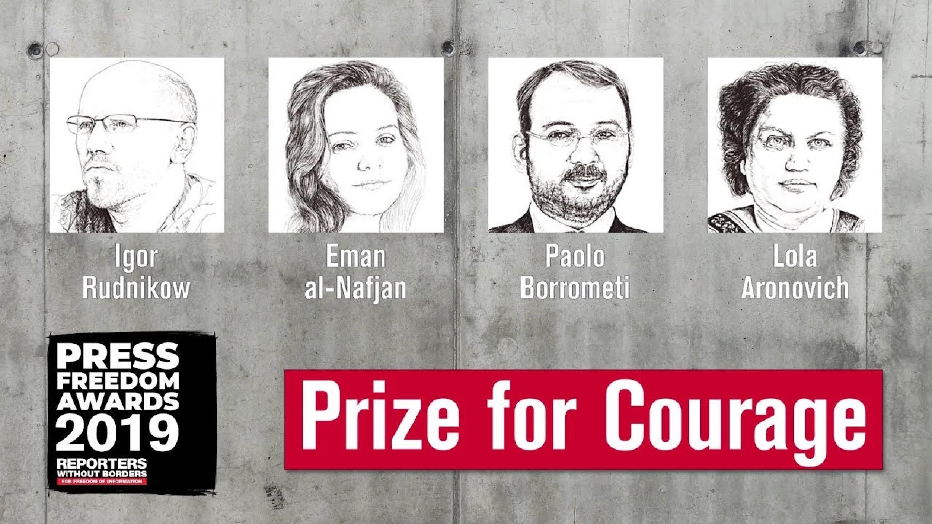 Press Freedom Awards 2019 - Nominees "Prize for Courage"