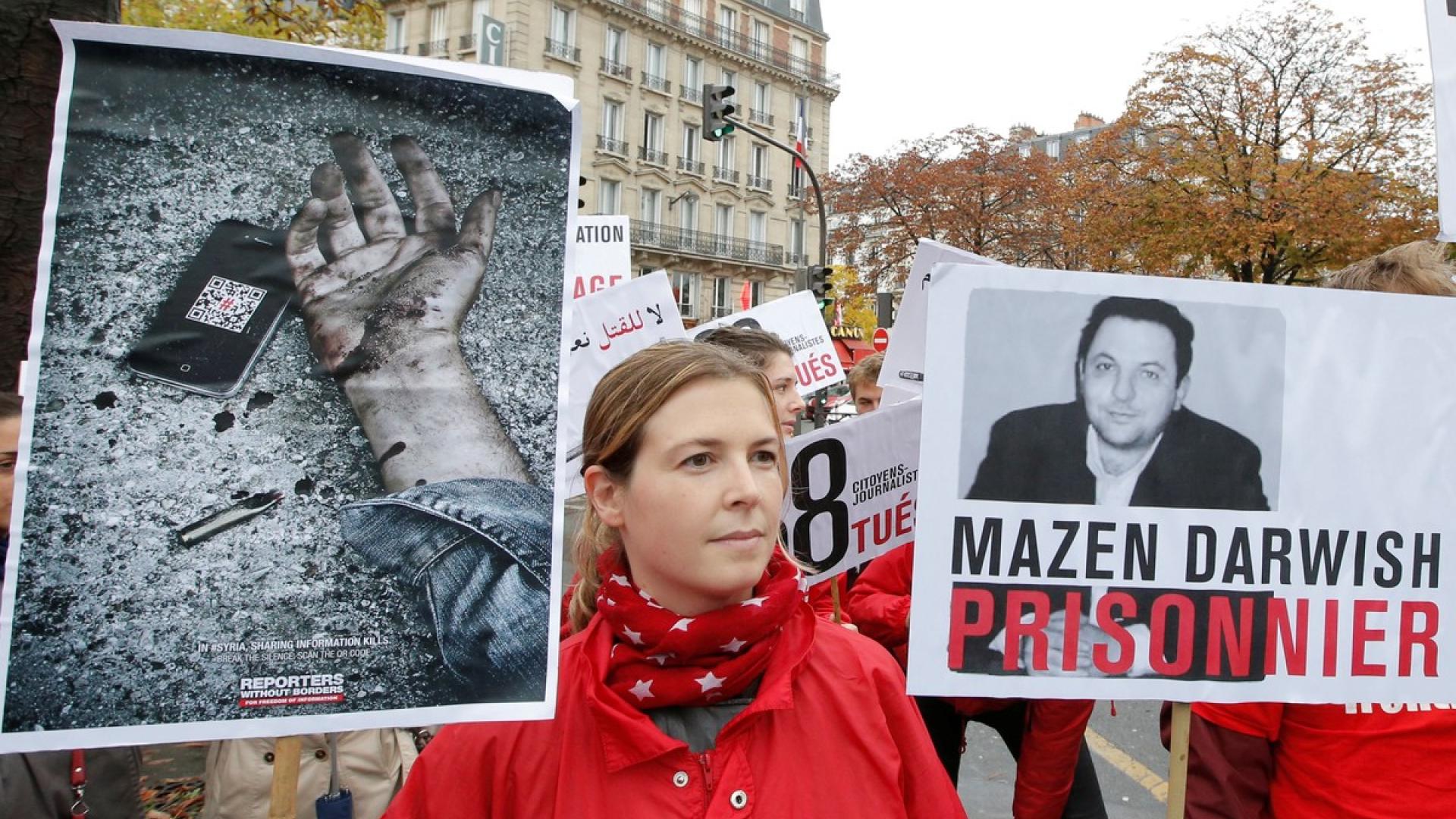 Syrischer Journalist Mazen Darwish und afghanische Tageszeitung geehrt