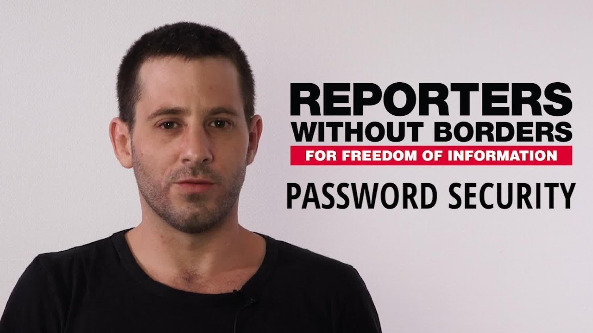Password Security | Reporters Without Borders | Digital Security Training