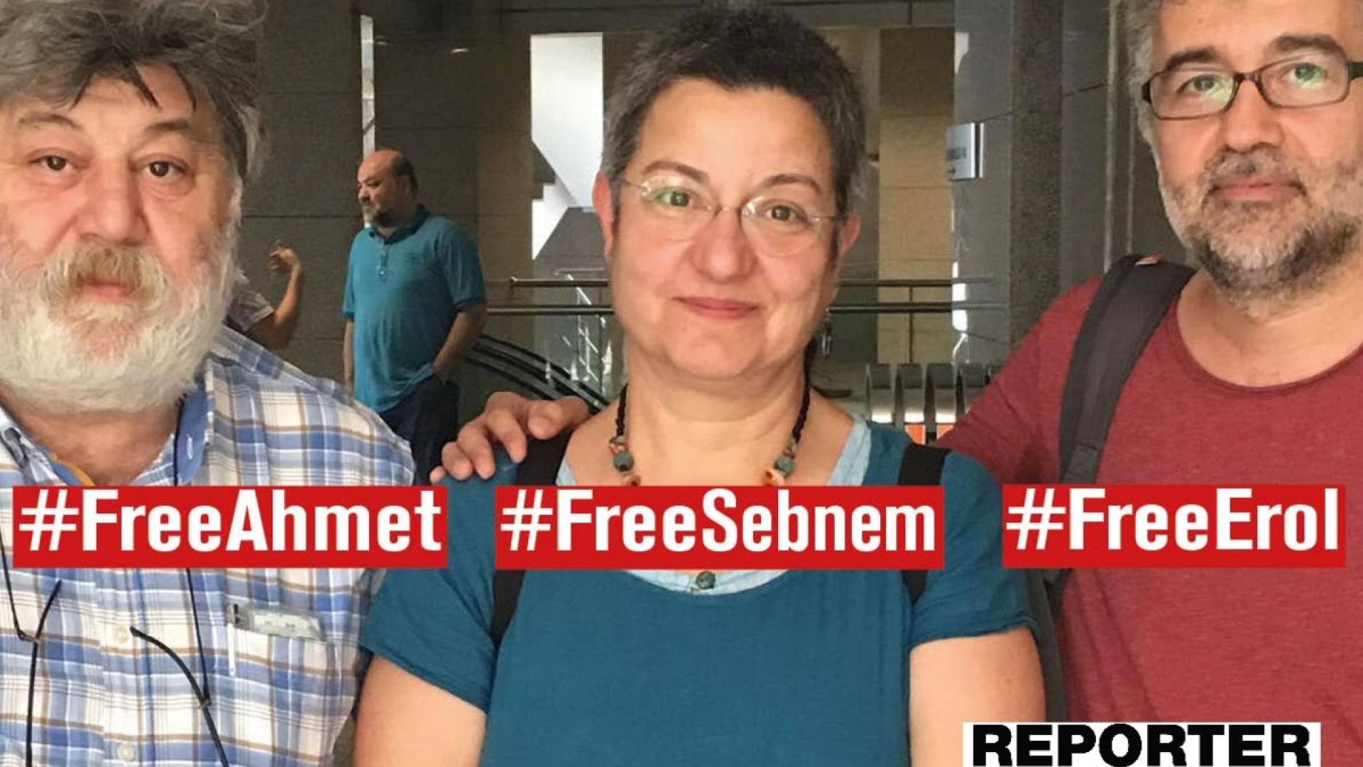 Demonstration: Freiheit für Erol, Sebnem und Ahmet