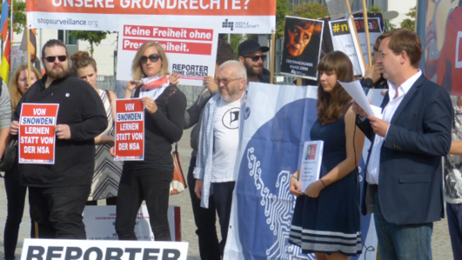 Protest gegen neues BND-Gesetz