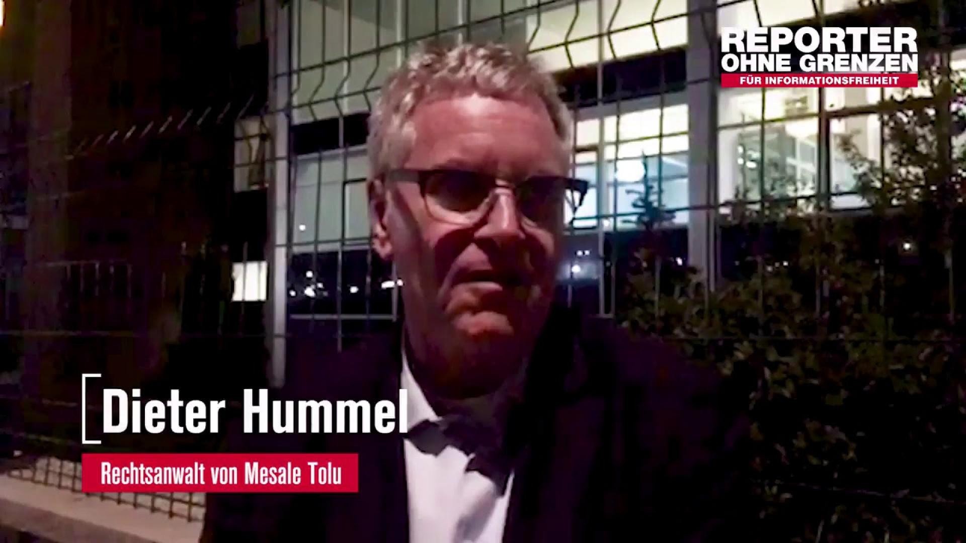 Der Stand der Pressefreiheit: Dieter Hummel, Anwalt von Mesale Tolu