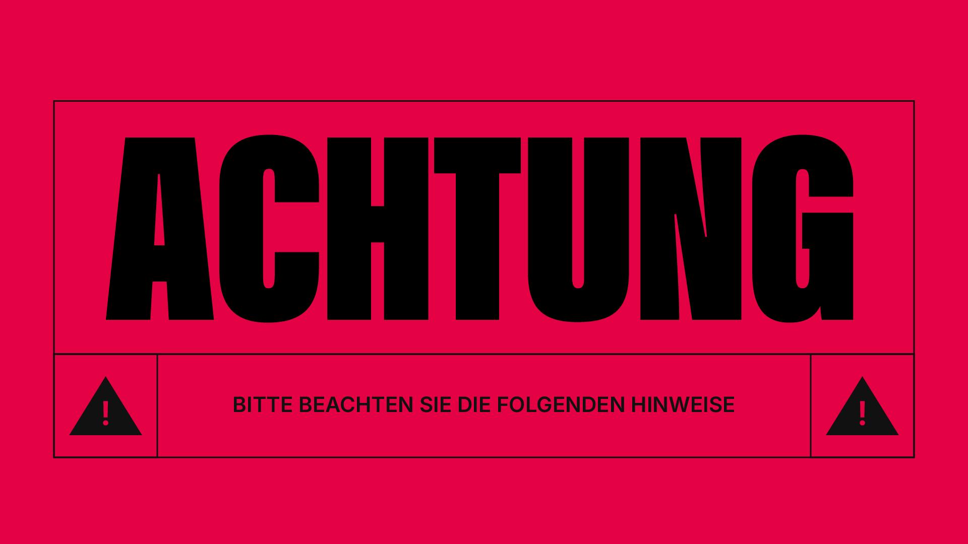 ACHTUNG