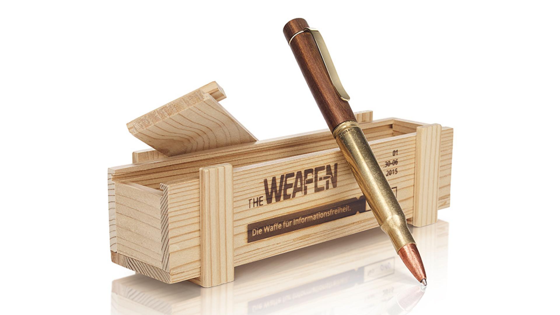 Das Plakat zur Kampagne "The WEAPEN"