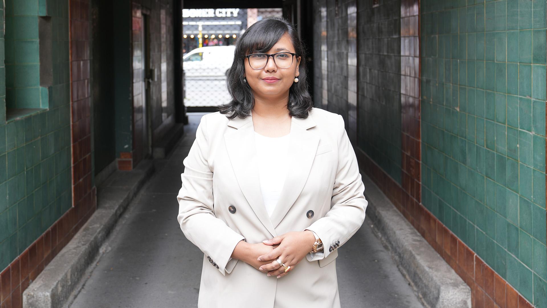 Stipendiat Pari Saikia - Indien