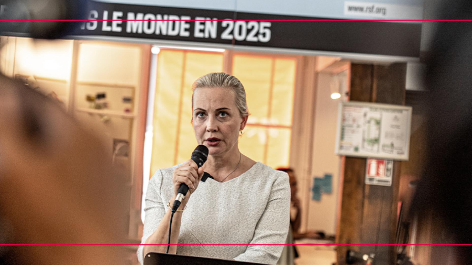 RSF startet Fernsehsender mit Julia Nawalnaja