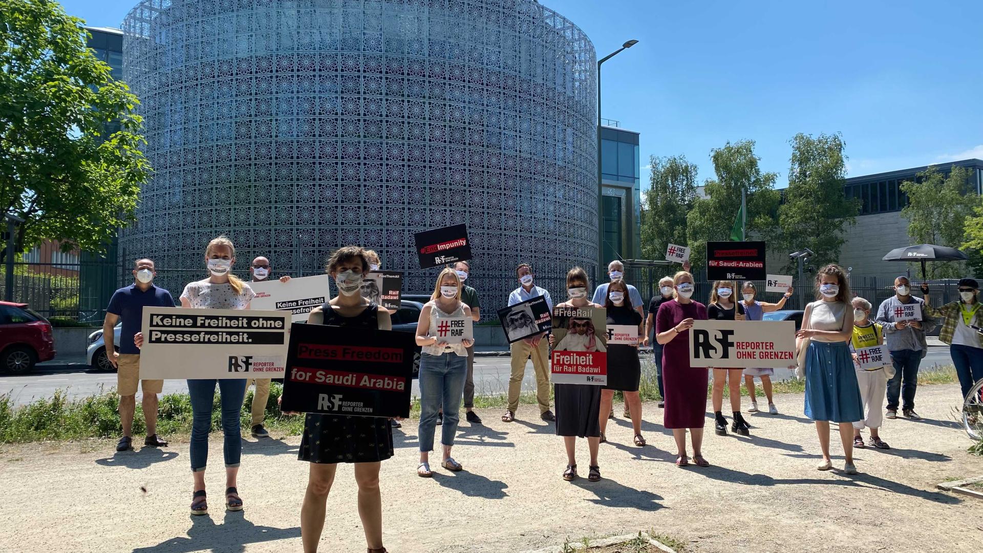 Mahnwache für Raif Badawi 1