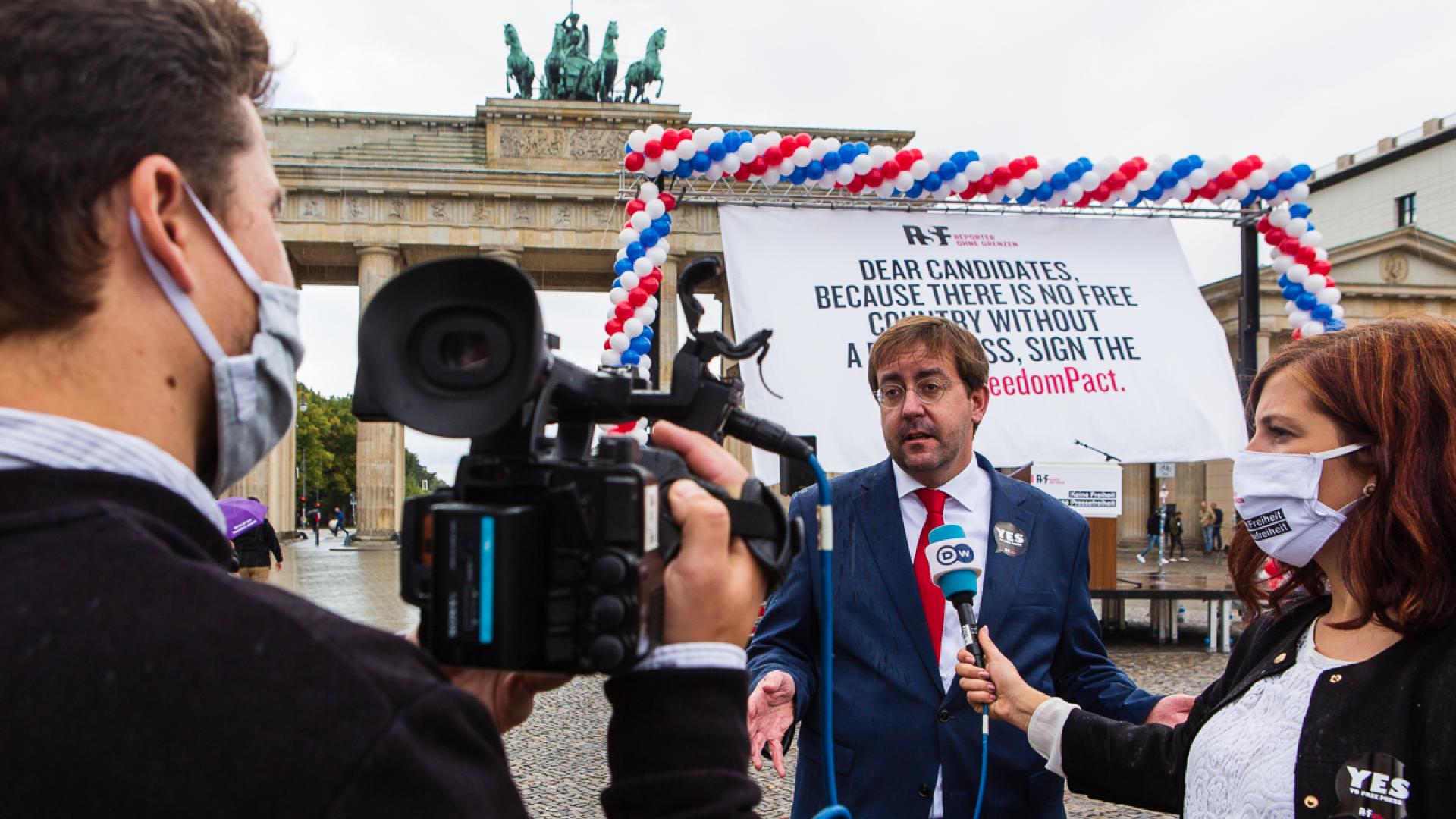 Aktion zur Pressefreiheit in den USA 4