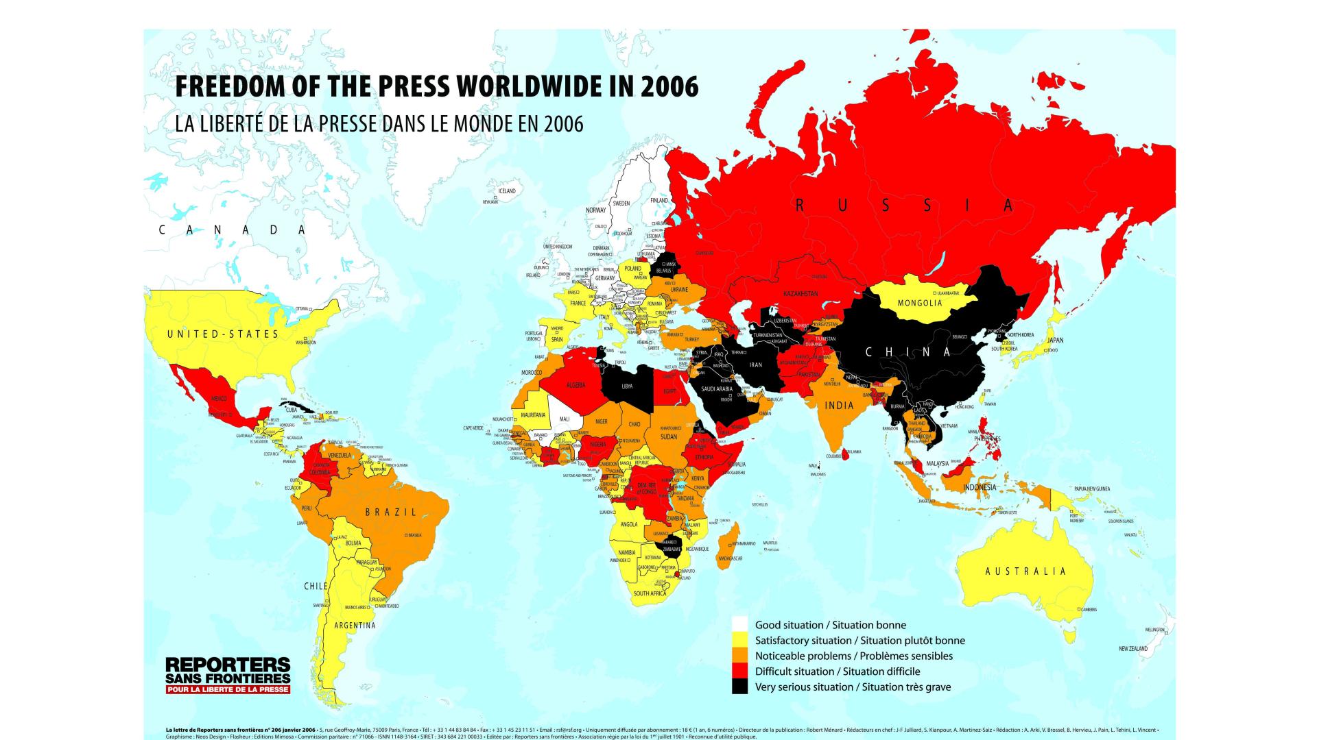 Demokratien müssen sich stärker für Pressefreiheit einsetzen