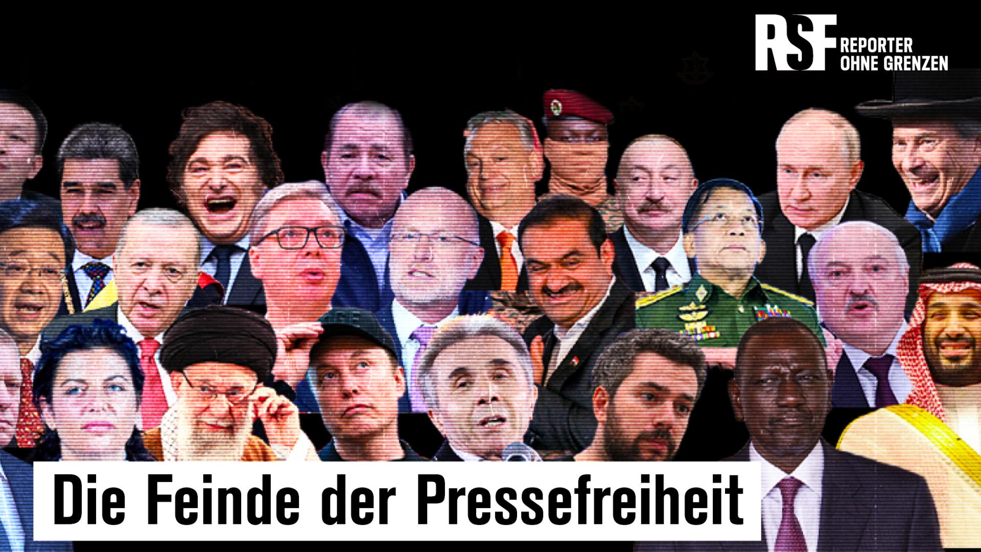 Die Feinde der Pressefreiheit 2025