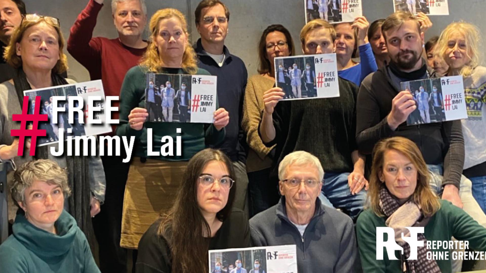 RSF verurteilt Schuldspruch gegen Jimmy Lai in Schauprozess