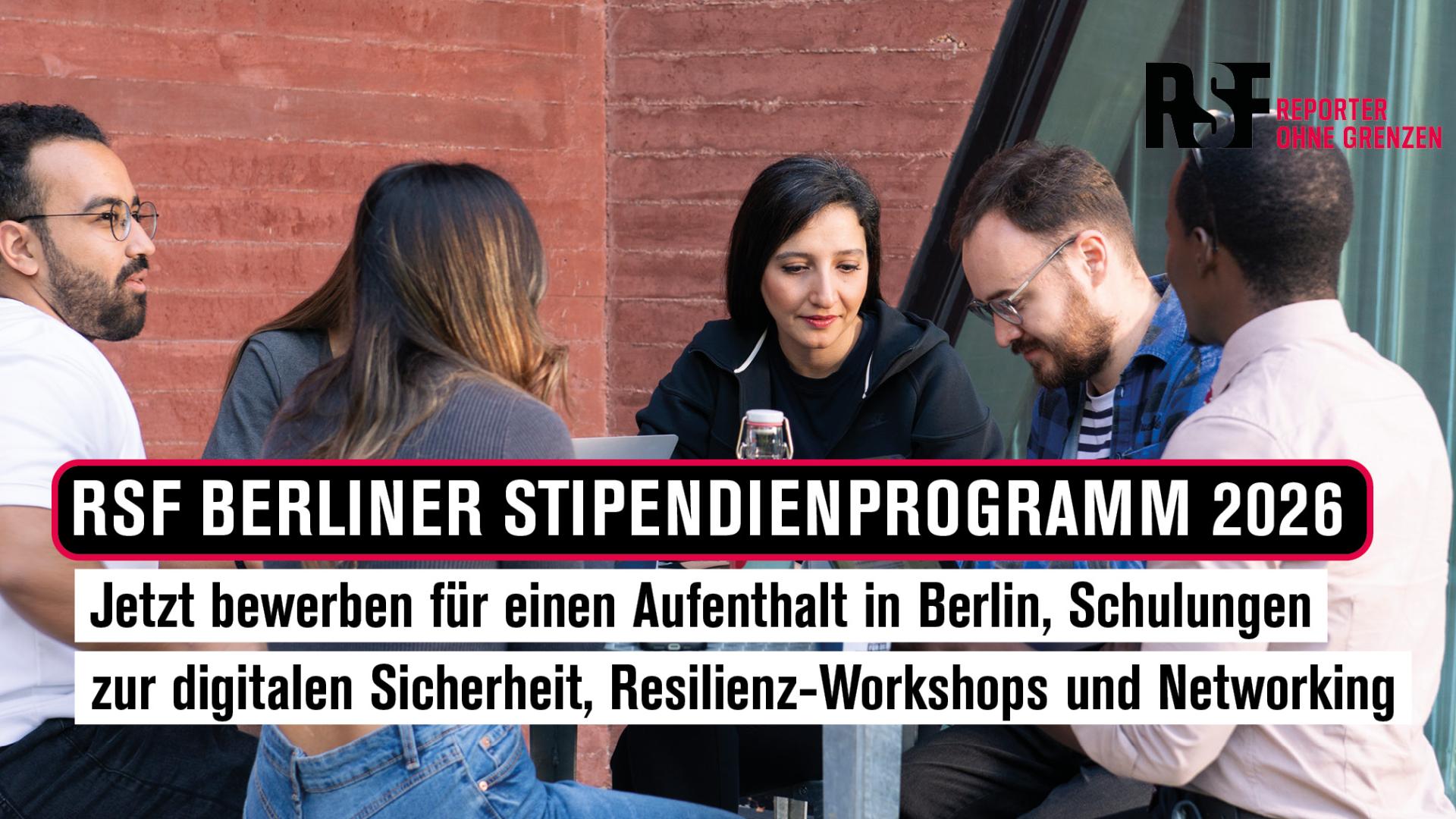 Das Berliner Stipendienprogramm 2026 zur Stärkung von Journalist*innen im digitalen Raum