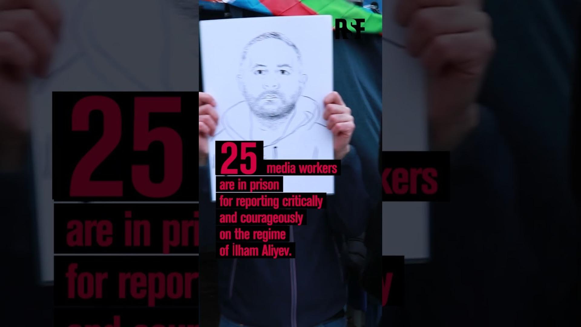 #NoAirForReporting: RSF-Solidaritätsaktion für inhaftierte Medienschaffende in Aserbaidschan