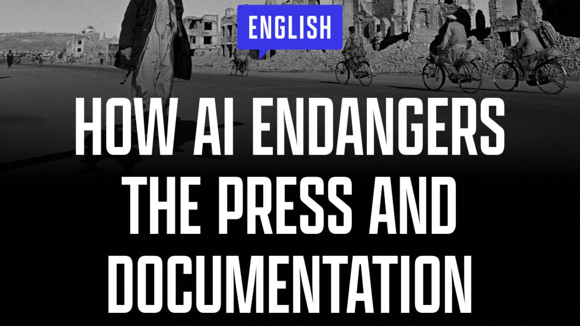 Podiumsdiskussion: Wie KI die Pressefreiheit und Dokumentation gefährdet