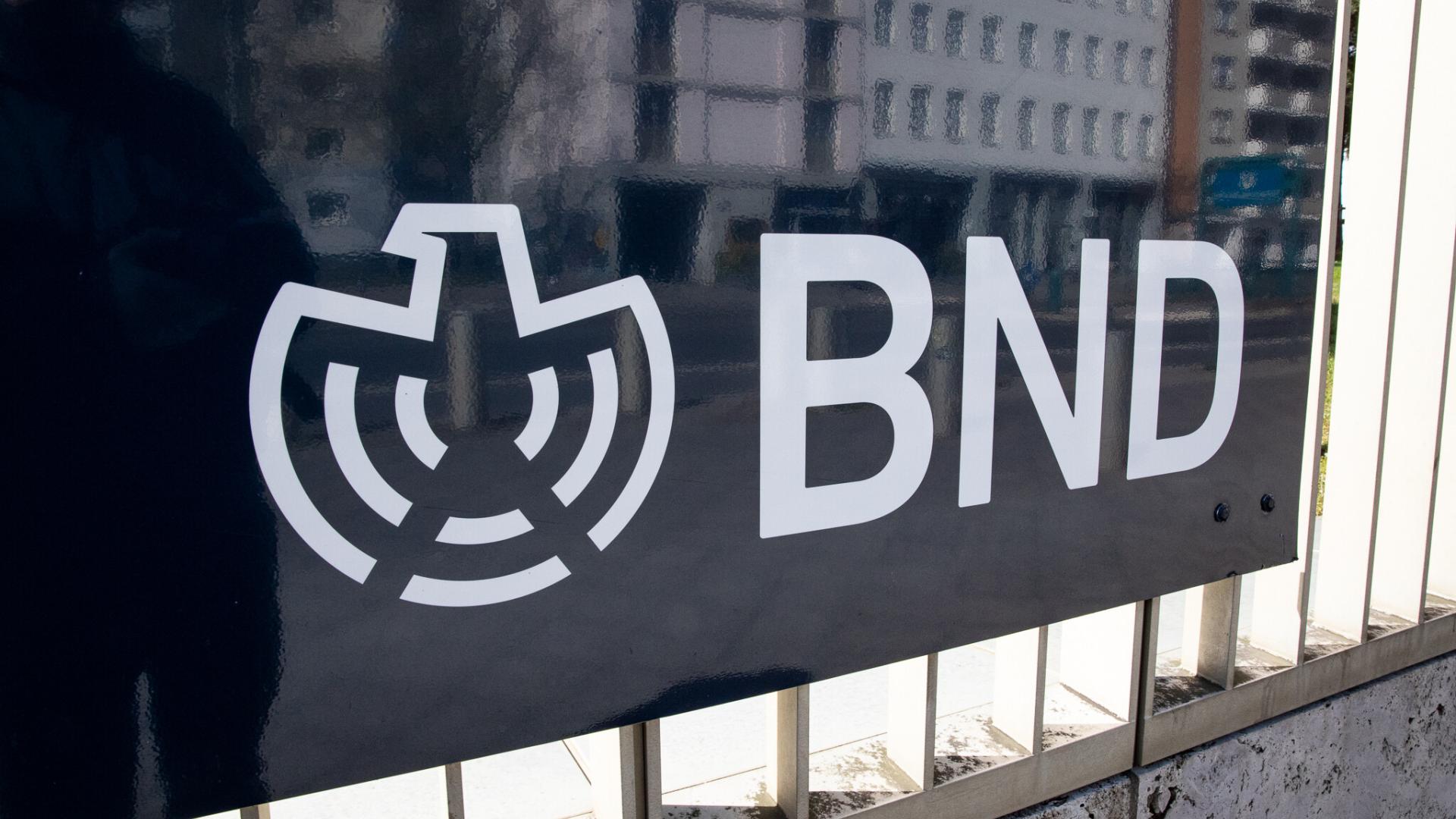 Schild des Bundesnachrichtendiensts