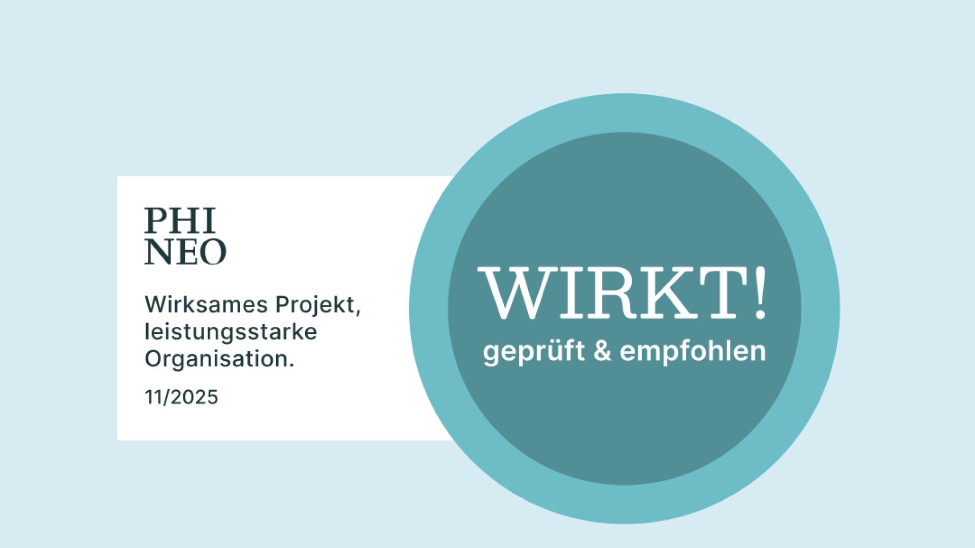 Phineo Wirkt! Logo