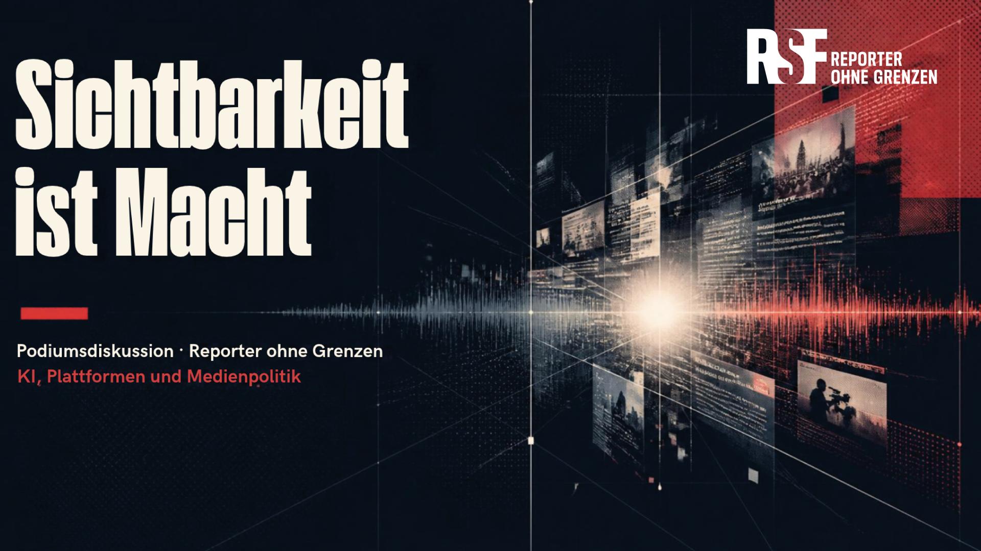 Sichtbarkeit ist Macht: KI, Plattformen und Medienpolitik