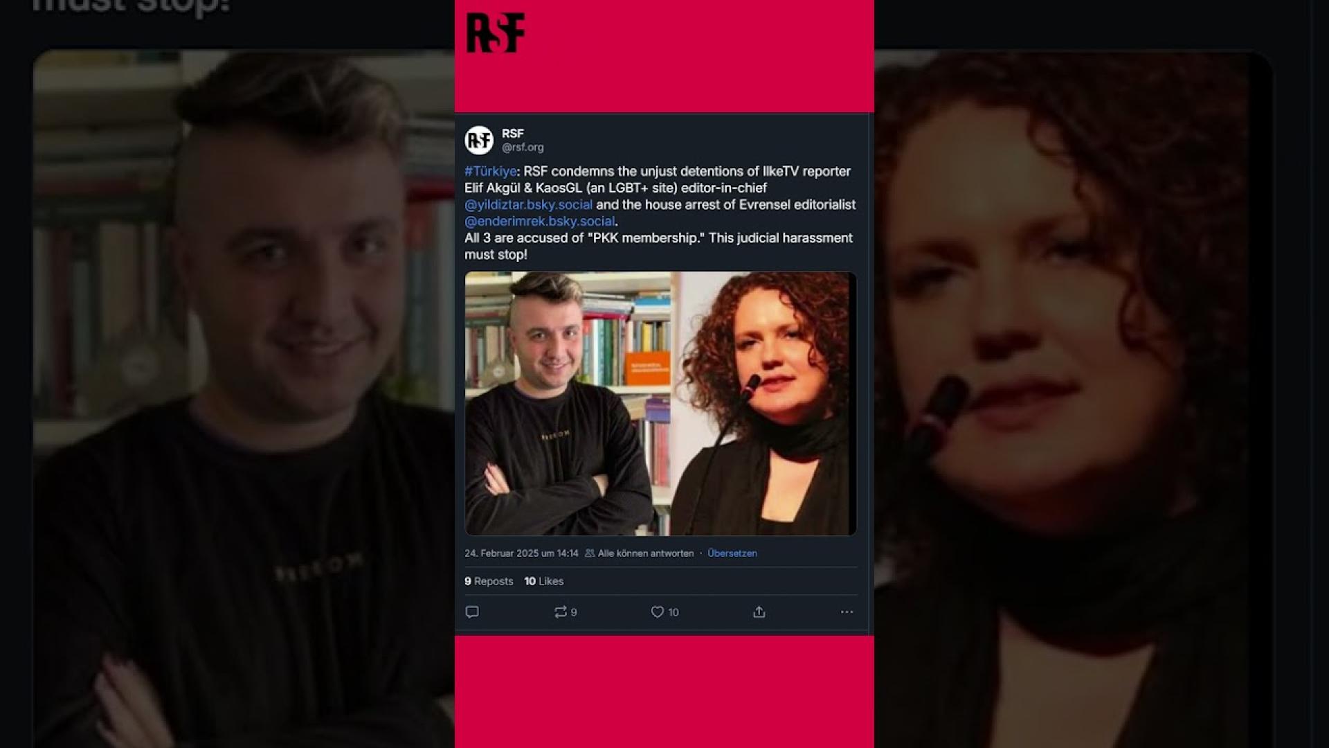 Postkartenaktion für Elif Akgül